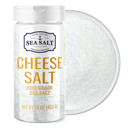 Fine Sea Salt for Homemade Cheese Making, Gluten-Free and Non-Iodized, Kosher Cheese