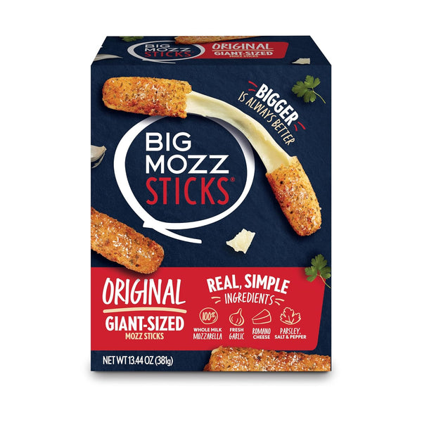 Big Mozz , Frozen Mozzarella Sticks Big Original, 13.44 Ounce