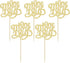 Ephlyn 30Pcs Countdown One More Day Cupcake Toppers Glitter Wedding Rehearsal Dinner Cupcake Picks Decoration