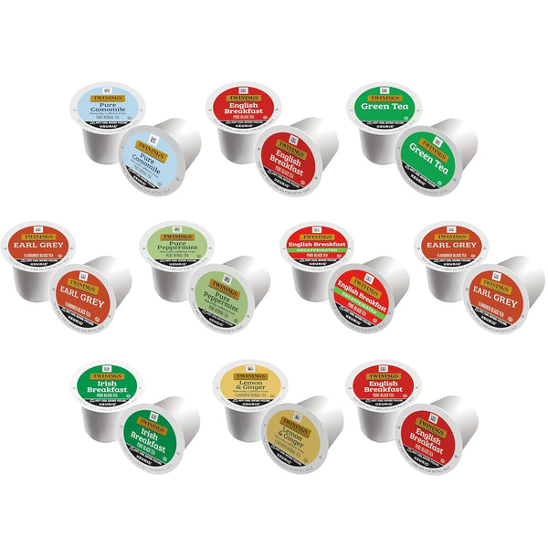 Twinings Tea K Cup Pod Sampler Variety Box (20 Count) 8 Flavours