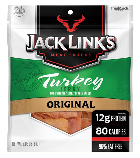 Jack Link's Original Turkey Jerky - 2.85 oz Bag - Ready to