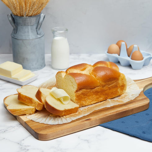 Pack 4, 1-Count (4 bakerly Hand Braided Brioche of Total Hand Braided Brioche Loaves)