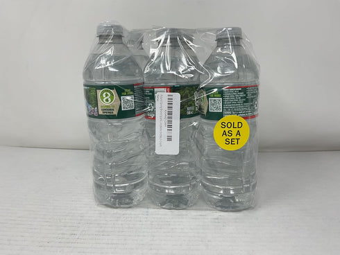 16.9-ounce 6 Count Poland Spring Brand Sparkling Natural Spring Water, plastic bottles