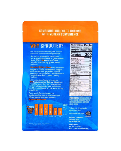 11oz (Pack 4) TruRoots Organic Sprouted Quinoa Blend
