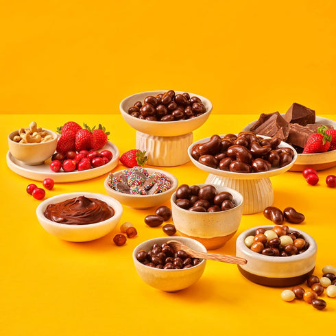 60% 2.2 lb (35.2 oz), Yupik Dark Chocolate Pecans, Cacao, Kosher, Chocolate Nuts, Pecans Dipped in Rich Dark Chocolate
