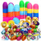 Easter Candy with Fillable Plastic Eggs Bundle - Bulk Pack Of 52