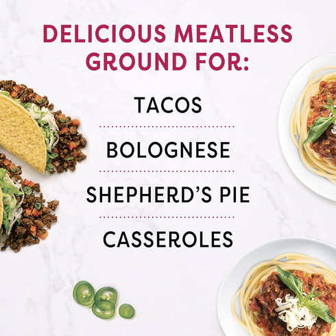 Frozen 13.7 oz. Gardein Plant-Based Ground Be'f, Vegan, Meat Alternative