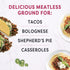 Frozen 13.7 oz. Gardein Plant-Based Ground Be'f, Vegan, Meat Alternative