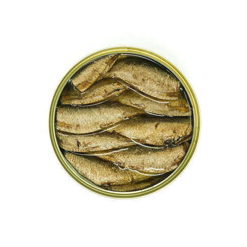 (12 Pack) 5.6 oz Grilled Catch Sprats Riga Smoked Tins in Vegetable Oil Product of Latvia, Kosher