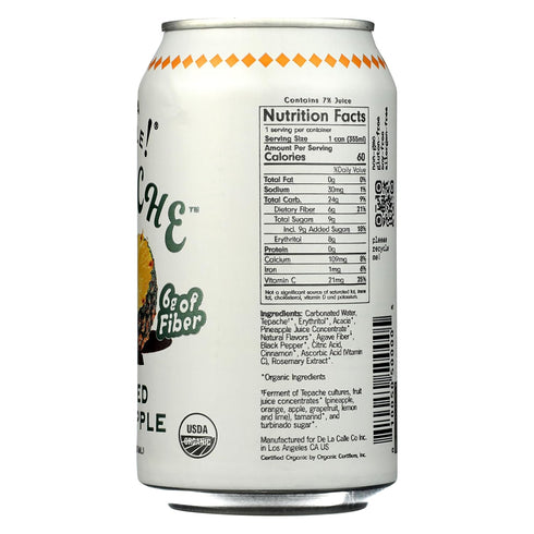 12 De La Calle Organic Traditional Pineapple Spice Tepache, FZ