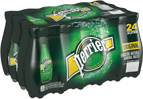 .5 24/CT, Perrier Mineral Water, Liter, Portable Plastic Bottles, GN