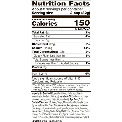Gardetto's 8.6 oz Snack Mix, Original Recipe, Snack Bag