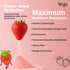 11 oz Vegs Strawberry Juice Powder - Freeze Dried Organic Strawberry Juice Instant Drink Mix Powder, Baking, Dessert