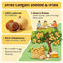8oz 100% (225g) Dried Longan Fruit - Natural, No Sugar Added Thai Longan for Snacks, Tea & Cooking - Reusable
