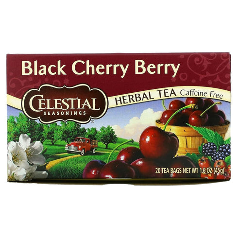20 Count (Pack 2) Celestial Seasonings Black Cherry Berry Tea Bags