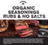 Kinder's Organic Cracked Pepper and Lemon Seasoning, Premium Quality, 3.5 oz, MSG Free, USDA Certified Organic