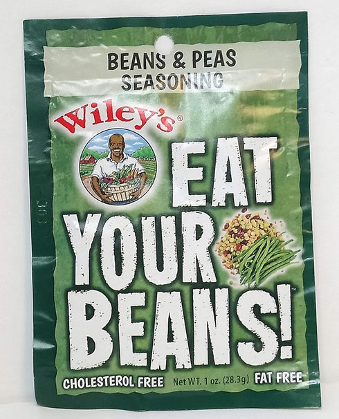 Beans and Peas Seasonings, Wiley's, 6 (SIX) Packets