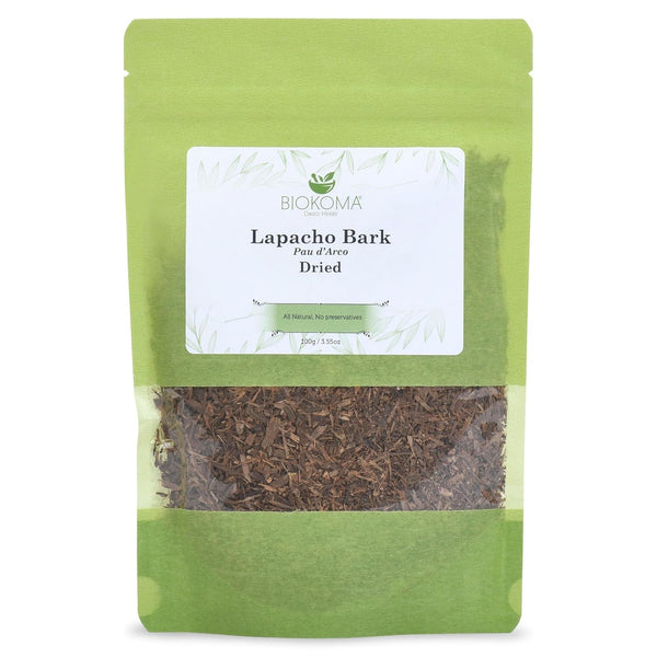 Biokoma Lapacho Bark Pau d'Arco Dried Herb 3.55 oz - Loose Pau