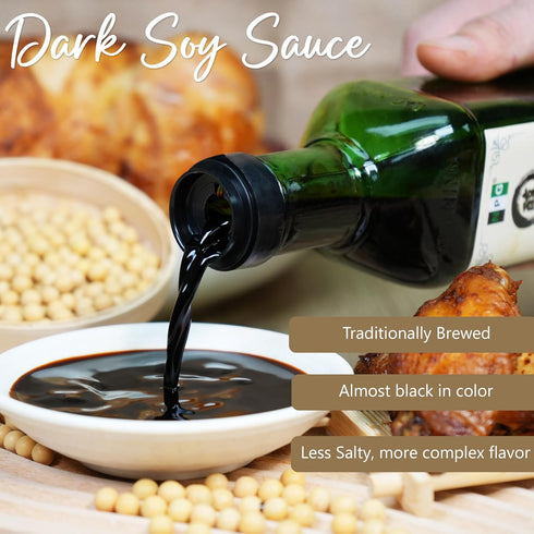 2 Oz, 19.61 Oz (580ml), 16.9 Oz NPG Chopped Freeze-Dried Red Onion Chinkiang Vinegar Fl and Dark Soy Sauce Fl