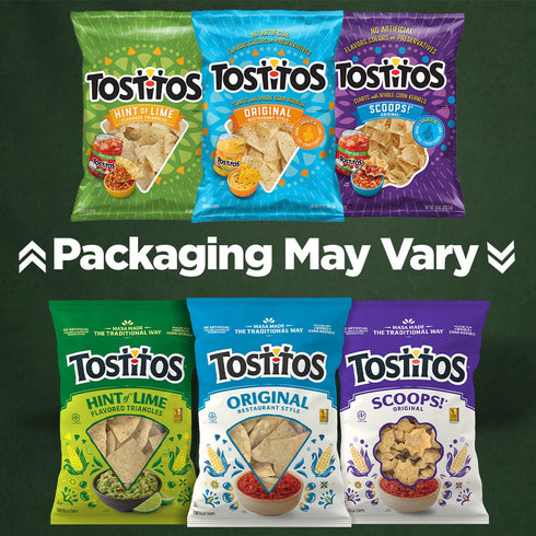 3 (Pack 28) Tostitos, Crispy Rounds Tortilla Chips, Ounce