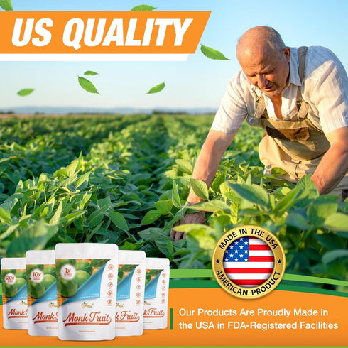 Multi-Pack-3: 1X, 2X, 4X 795; Pack 3, 1-L Allulose Monk Fruit Blend All Purpose Sweetener and RSS (Relative Sugar