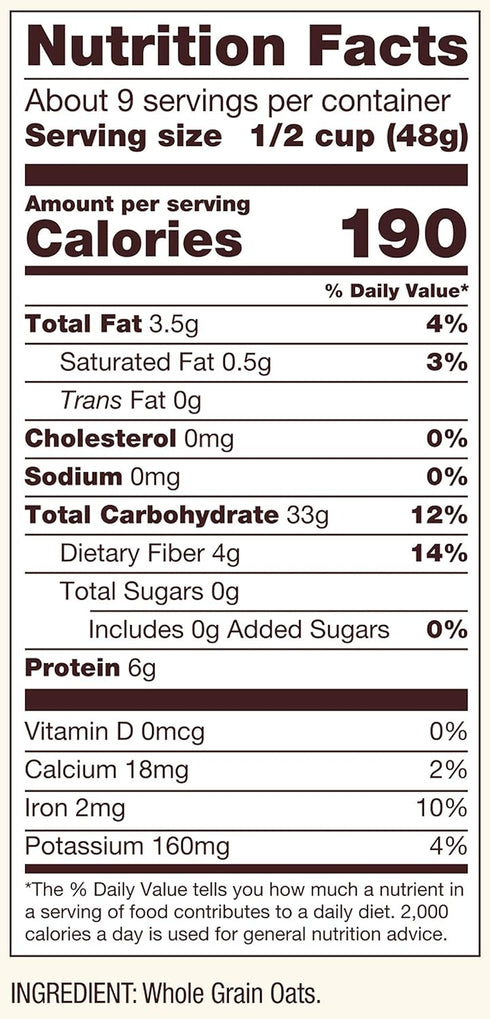 16 Oz (Pack 1) Bob's Red Mill Extra Thick Rolled Oats, of - Non GMO, Whole Grain, Vegan, Kosher