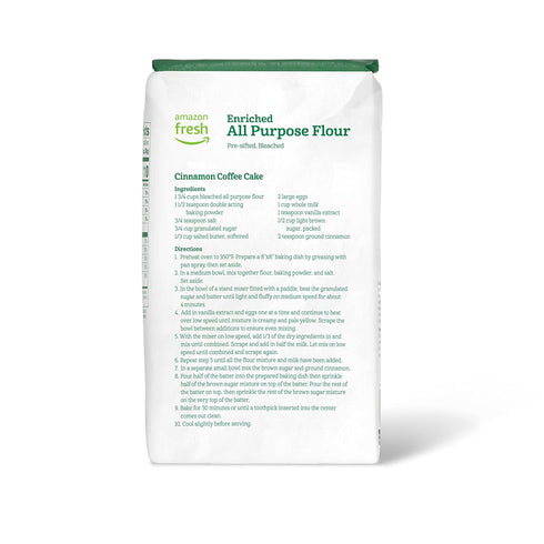 Amazon Fresh 2 Lb Packaging (Pack 2) Amazon Grocery, All Purpose Flour, (Previously , May Vary)