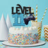 Level 11 Game Birthday Cake Topper, Video Game Boy's 11th Birthday Level Up Party Supplies, Game On Decoration