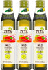 Zeta Extra Virgin Olive Oil, 8.5 fl oz (3 Pack) | Premium Glass