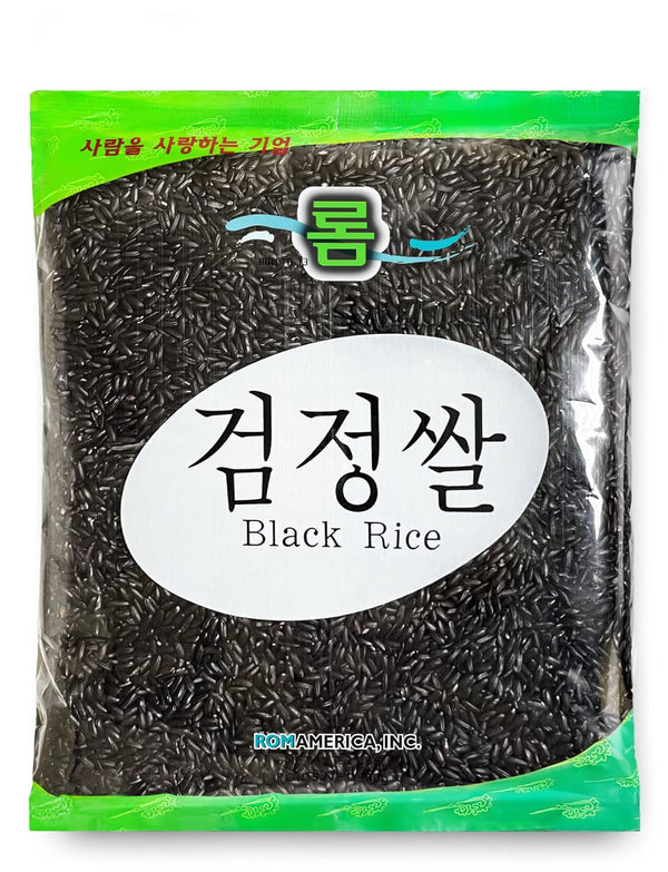 ROM AMERICA Black Rice for Asian Cooking | Korean Purple Rice Whole