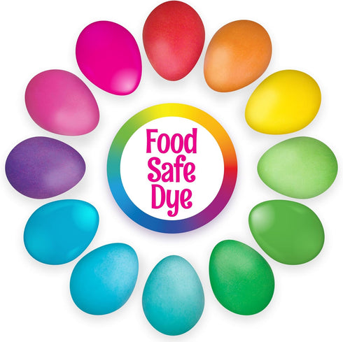 12 PAAS Megga Color Cups Egg Decorating Kit: Dye Eggs at The Same Time!