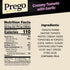 24 oz (Pack 2) Prego Creamy Tomato Pasta Sauce With Garlic, Jar