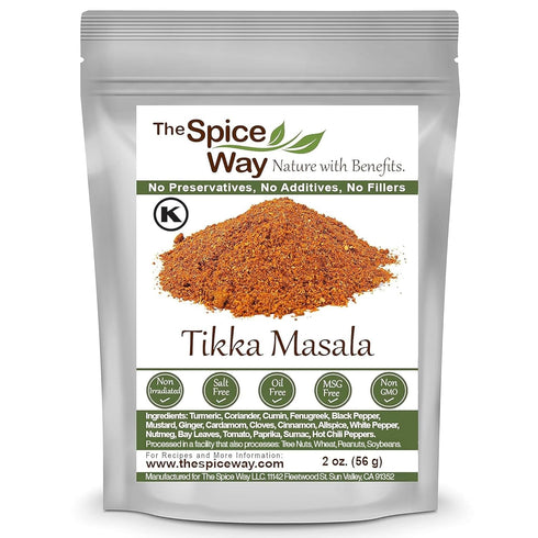 The Spice Way Tikka Masala Spice, 2 oz - Indian Seasoning Mix for Meat with 20 Premium Ingredients