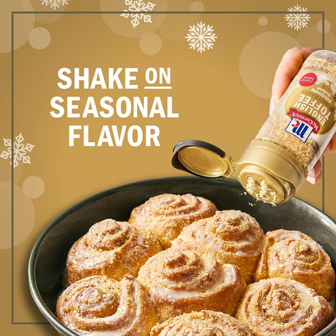 3.7 oz McCormick Finishing Sugar, English Toffee, Limited Edition, Rich & Buttery Sweetness for Hot Chocolate, Cookies