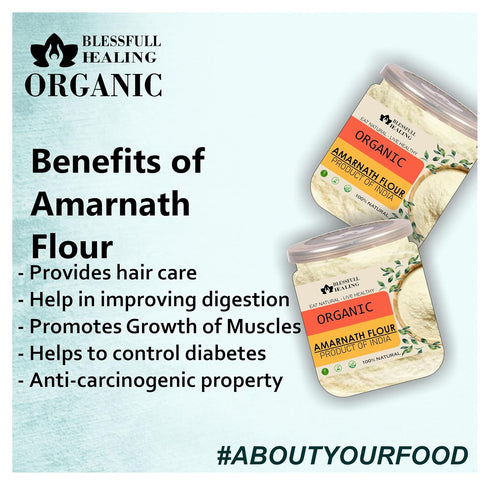 Blessfull Healing 1 lb (453 Organice AMARNATH FLOUR Gram)