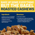 46 oz PLANTERS Cashew Halves & Pieces, Resealable Canister - Roasted in Peanut Oil - Convenient Size Snack - Kosher