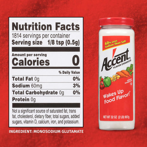 Ac'cent 10 All Natural Flavor Enhancer, Ounce
