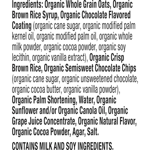 Pack, 10 9.2 oz Annie's Organic Drizzle Granola Bars, Chocolate Chip, Value Bars