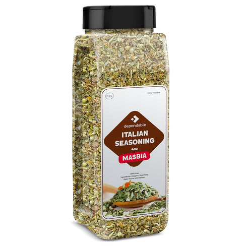 Dependable Food Italian Seasoning - 4 oz. Resealable Pouch - Non-GMO, Natural,