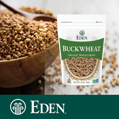 16 OZ EDEN FOODS Organic Buckwheat Hulled Whole Grain