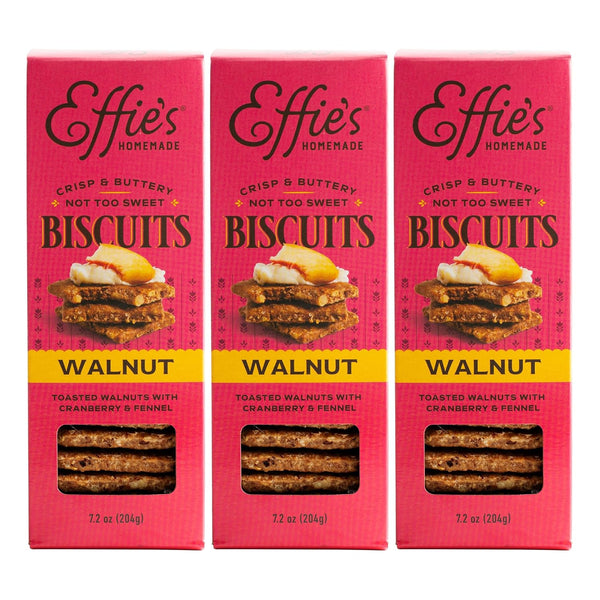 Effie's Homemade Biscuits - Walnut - 3 Pack