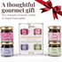 Pack 4 PENINSOLA Balsamic Compote of - Fruit Spread with Balsamic Vinegar of Modena, Italian Gourmet Tasting Kit (Fig