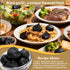 90 (17.64 Oz/500g) RioRand Black Garlic Whole Black Garlic Fermented for Days Non-Additives Ready to Eat for Snack