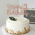 Happy 21st Birthday Cake Topper, 21st Birthday/Anniversary Party Supplies, Rose Gold Glitter Decoration
