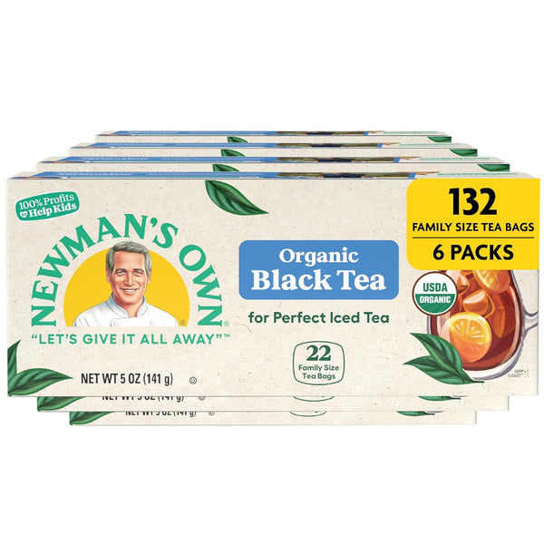 Newman's Own Organic Black Tea Boosts Immunity and Promotes Overall Wellbeing Strong