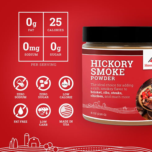 1 1LB (Pack 1), 8oz (Pack 1) Hoosier Hill Farm Meat Lover's Bundle, Prague Powder No. Pink Curing Salt of Hickory Smoke