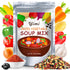 Yimi Spicy Ramen Toppings, Dehydrated Freeze Dried Vegetables Mix, Black Beans Tortilla