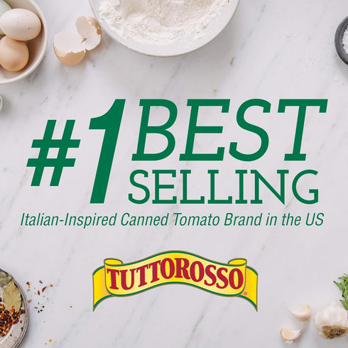 28oz (Pack 2) Tuttorosso No Salt Added Peeled Plum Canned Tomatoes, Cans