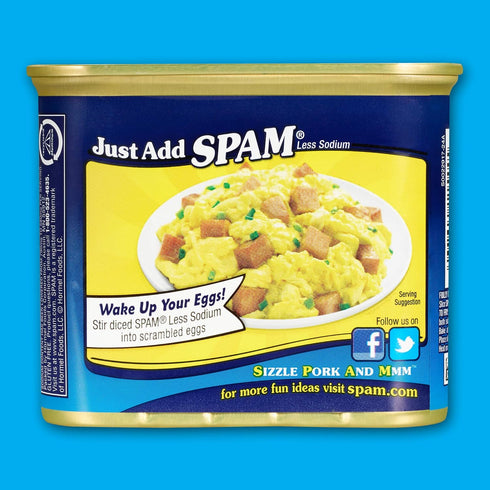 25% (pack 12) Spam Less Sodium