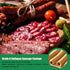 14m/46ft, 32mm/11/4'', 1 FAIRSKY Edible Drying Sausage Casing,Clear Smoked Collagen Sausage Casings for Flavorous